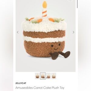 Jellycat Carrot Cake Plush Toy